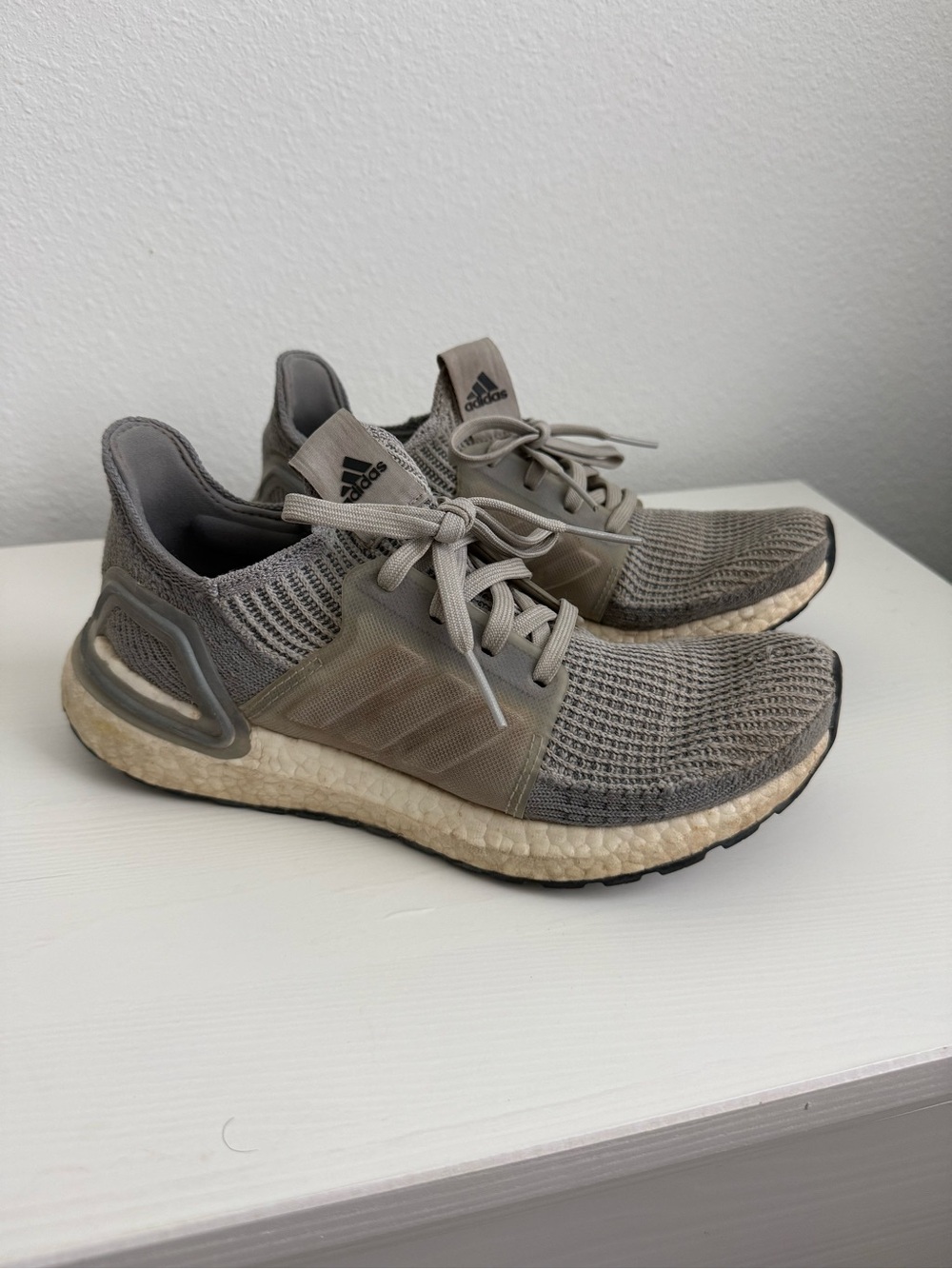 adidas Gray Ultra Boost Shoes